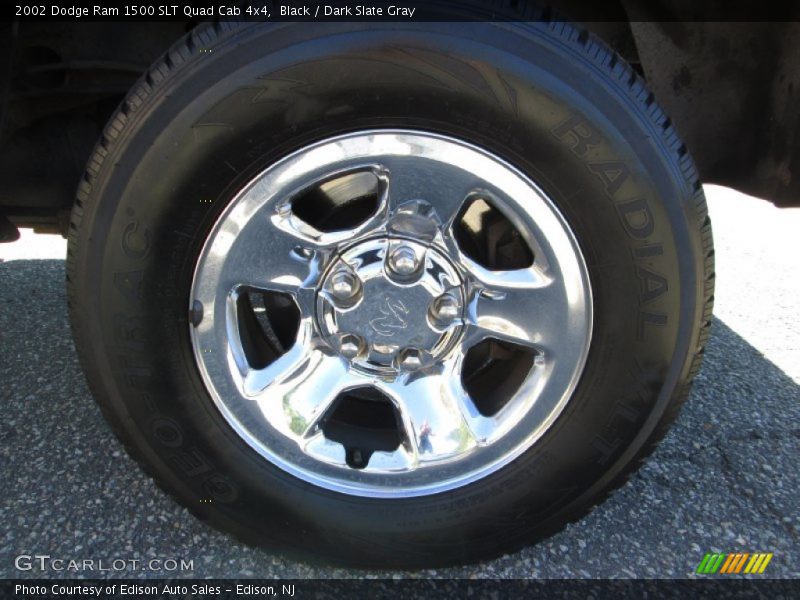 Black / Dark Slate Gray 2002 Dodge Ram 1500 SLT Quad Cab 4x4