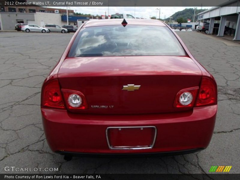 Crystal Red Tintcoat / Ebony 2012 Chevrolet Malibu LT