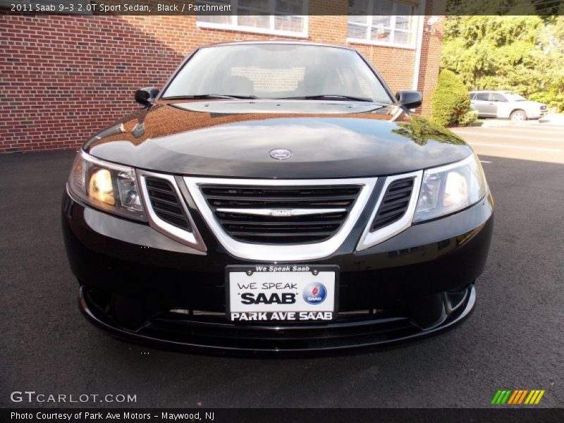 Black / Parchment 2011 Saab 9-3 2.0T Sport Sedan