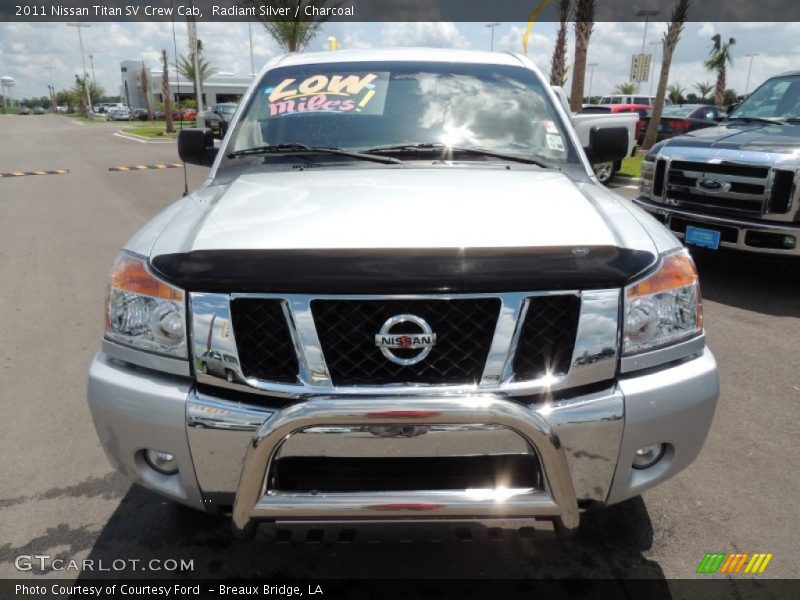 Radiant Silver / Charcoal 2011 Nissan Titan SV Crew Cab