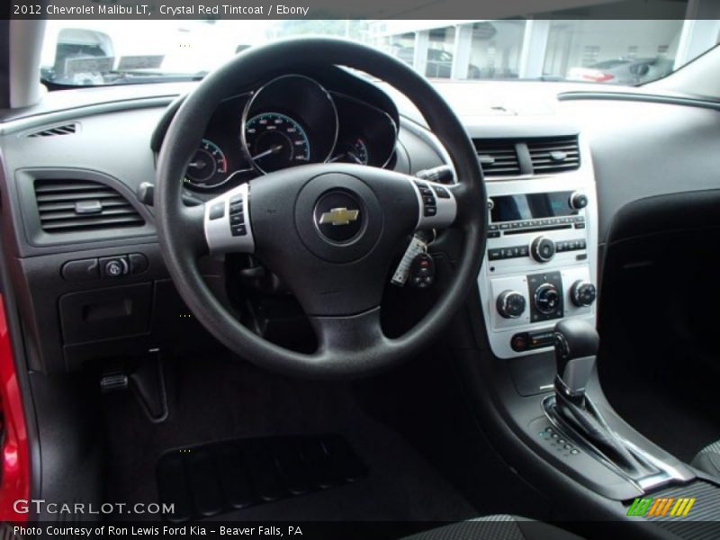 Crystal Red Tintcoat / Ebony 2012 Chevrolet Malibu LT