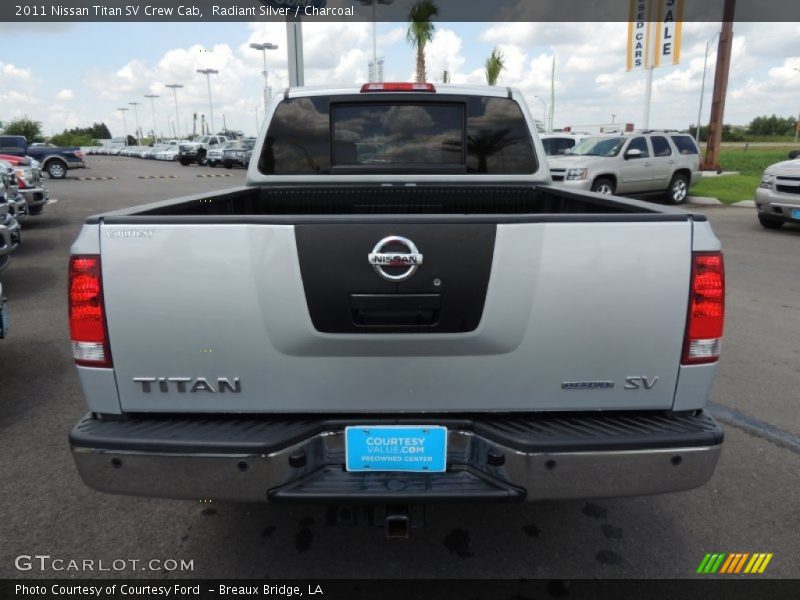 Radiant Silver / Charcoal 2011 Nissan Titan SV Crew Cab