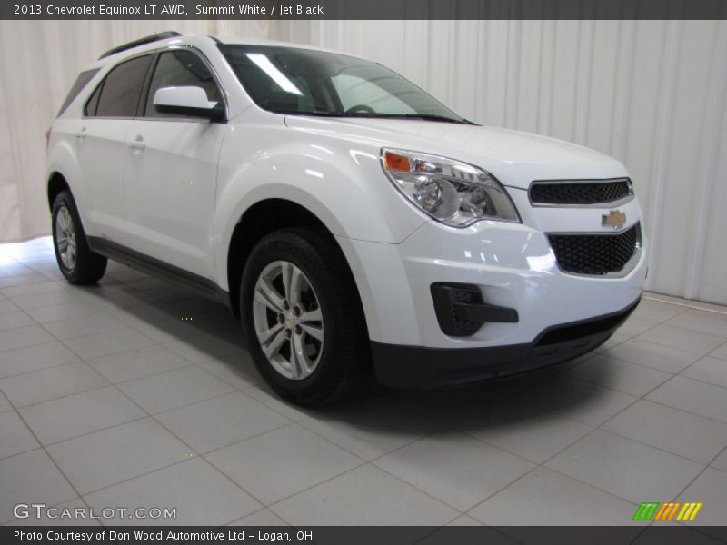 Summit White / Jet Black 2013 Chevrolet Equinox LT AWD