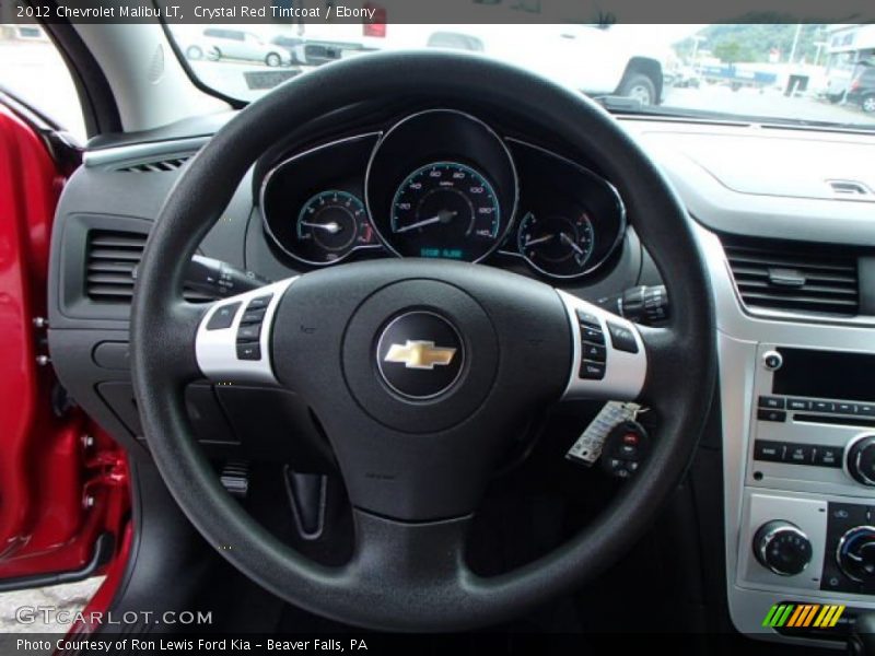 Crystal Red Tintcoat / Ebony 2012 Chevrolet Malibu LT