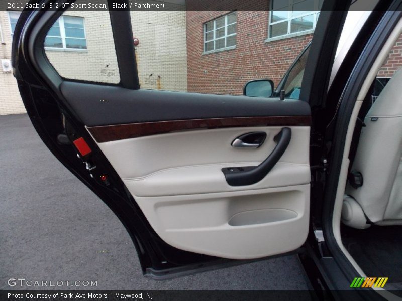 Black / Parchment 2011 Saab 9-3 2.0T Sport Sedan