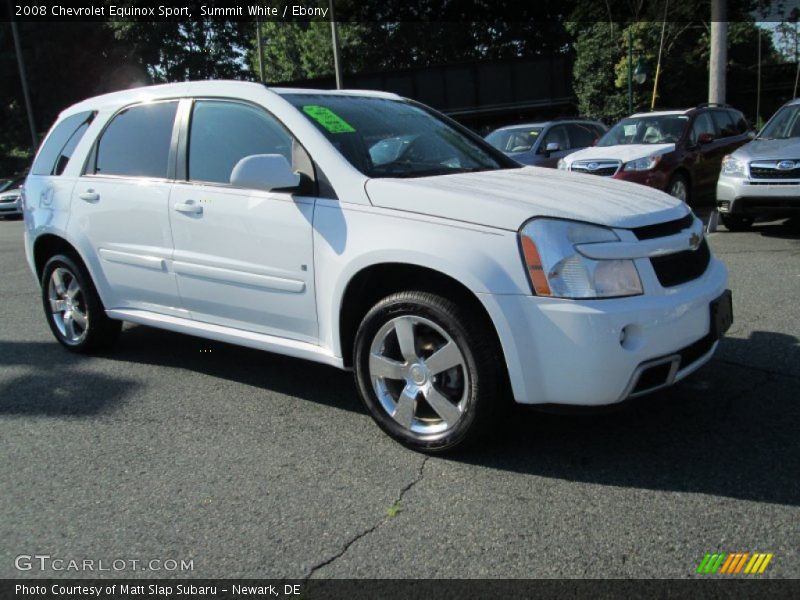 Summit White / Ebony 2008 Chevrolet Equinox Sport