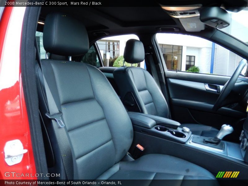 Mars Red / Black 2008 Mercedes-Benz C 300 Sport