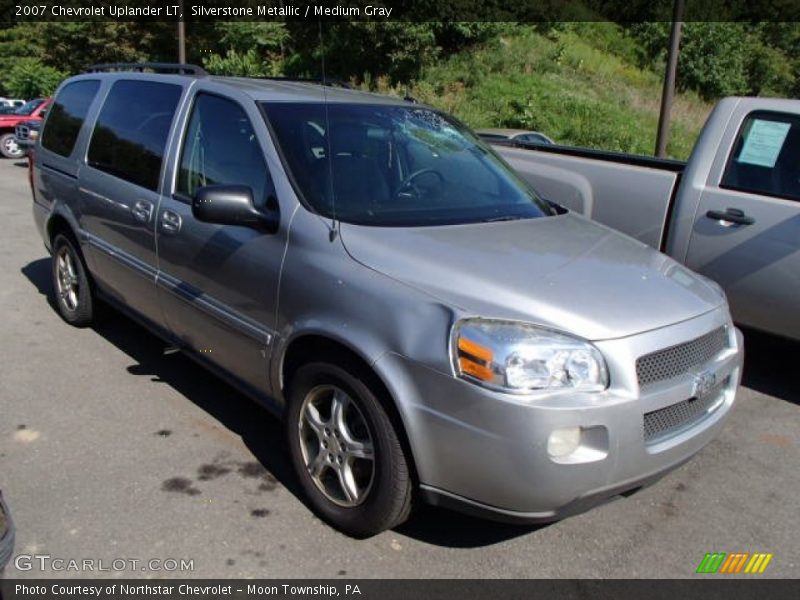 Silverstone Metallic / Medium Gray 2007 Chevrolet Uplander LT