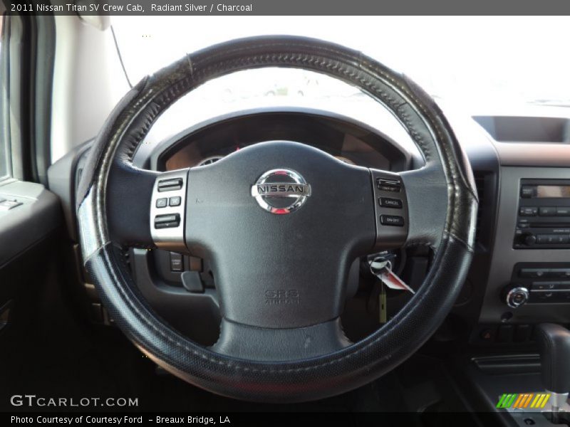 Radiant Silver / Charcoal 2011 Nissan Titan SV Crew Cab
