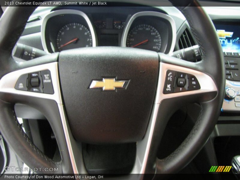 Summit White / Jet Black 2013 Chevrolet Equinox LT AWD