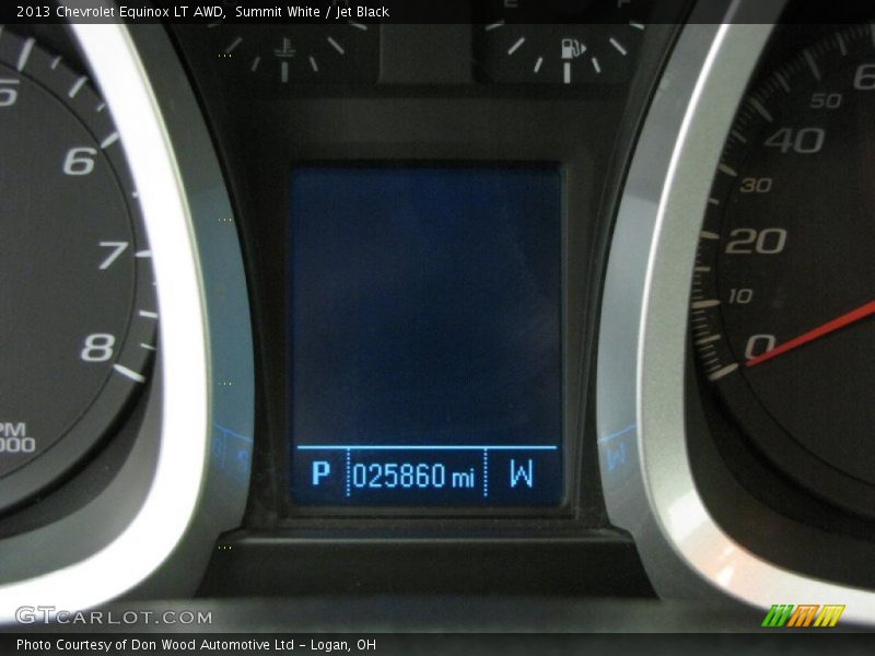 Summit White / Jet Black 2013 Chevrolet Equinox LT AWD