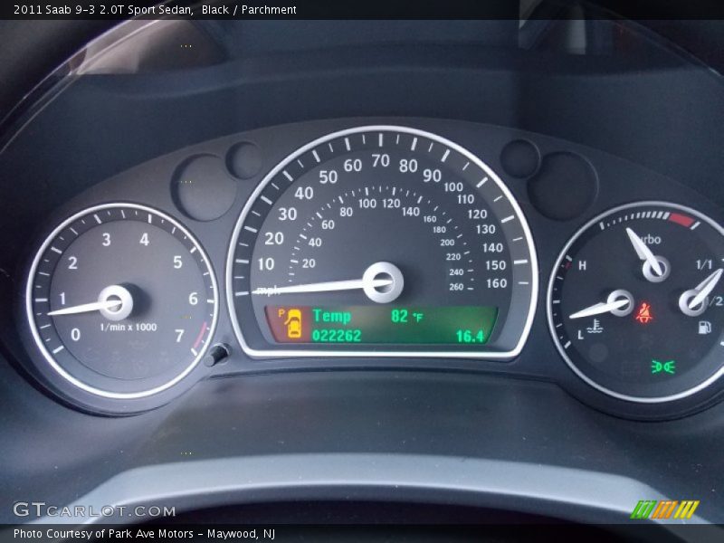 Black / Parchment 2011 Saab 9-3 2.0T Sport Sedan