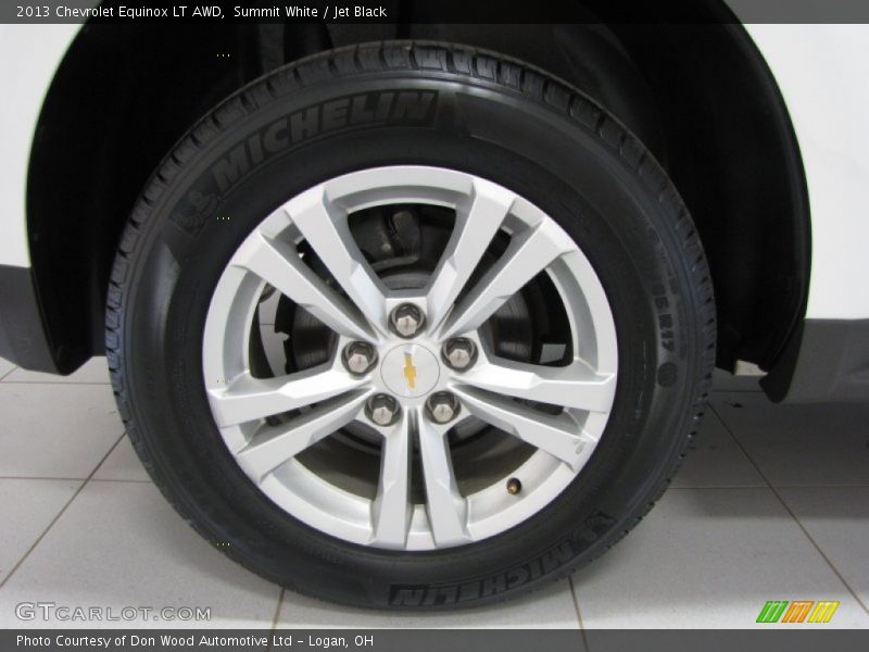 Summit White / Jet Black 2013 Chevrolet Equinox LT AWD