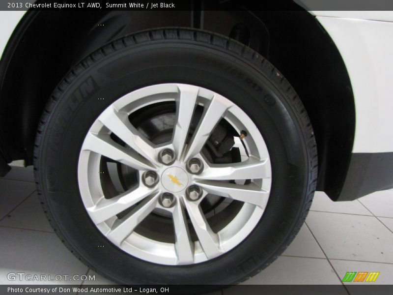 Summit White / Jet Black 2013 Chevrolet Equinox LT AWD