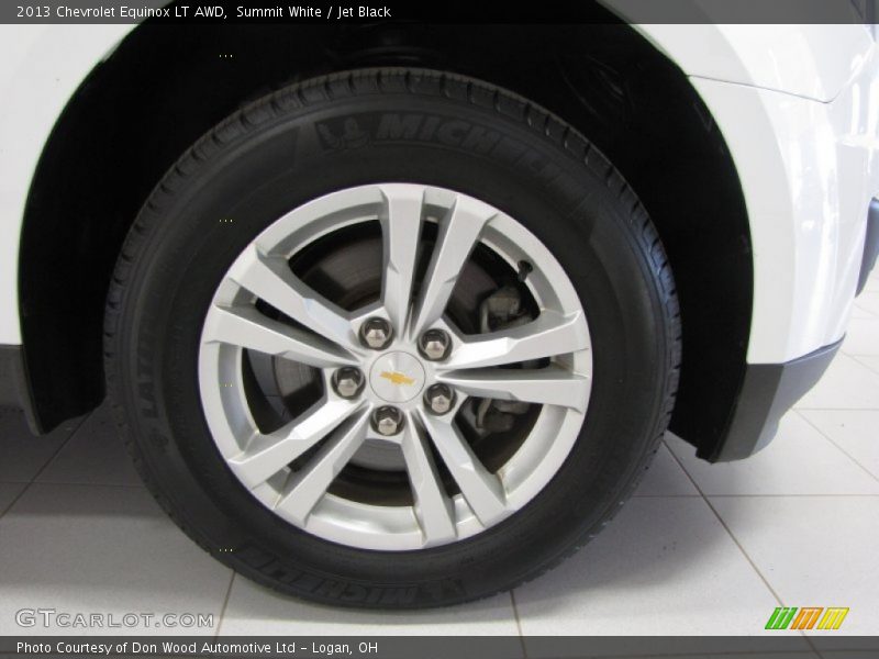 Summit White / Jet Black 2013 Chevrolet Equinox LT AWD
