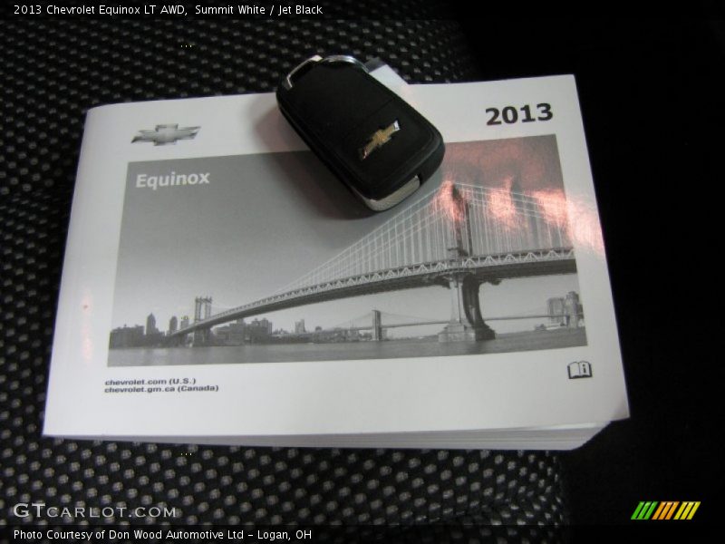 Summit White / Jet Black 2013 Chevrolet Equinox LT AWD