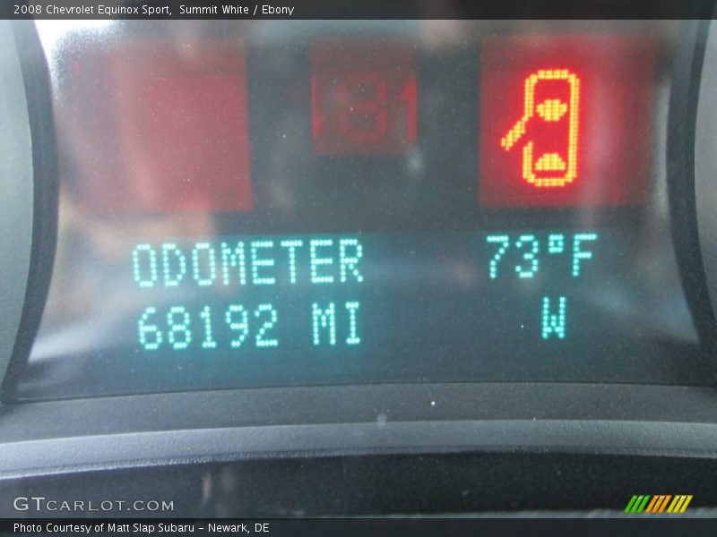 Summit White / Ebony 2008 Chevrolet Equinox Sport