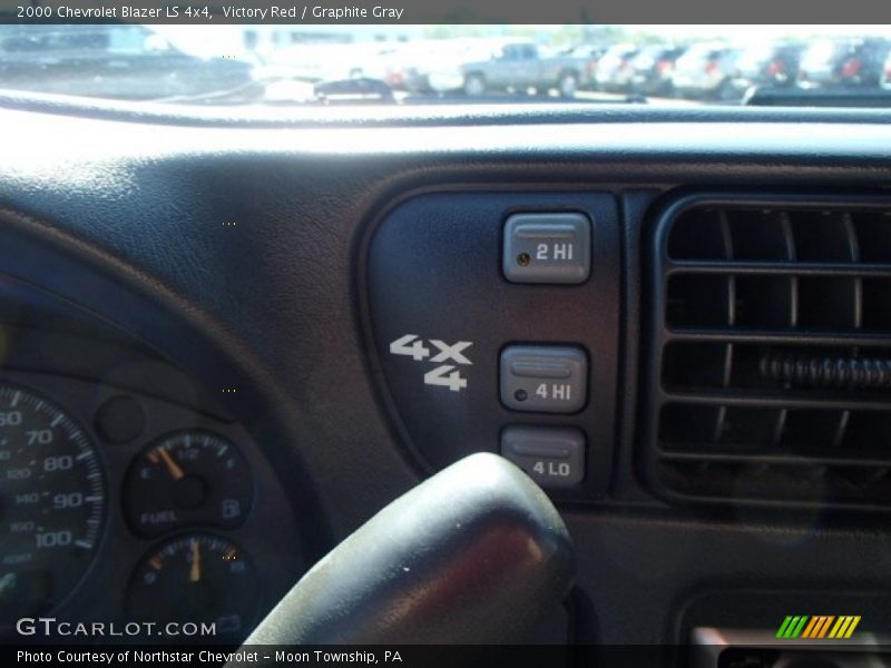 Victory Red / Graphite Gray 2000 Chevrolet Blazer LS 4x4