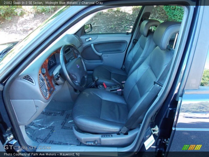 Midnight Blue Metallic / Charcoal Gray 2002 Saab 9-3 SE Sedan