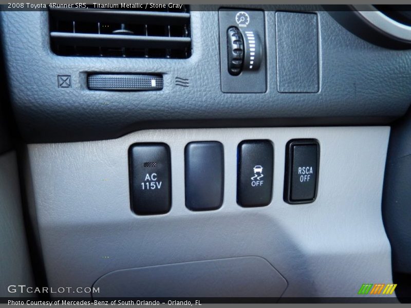 Controls of 2008 4Runner SR5