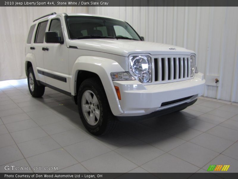 Stone White / Dark Slate Gray 2010 Jeep Liberty Sport 4x4