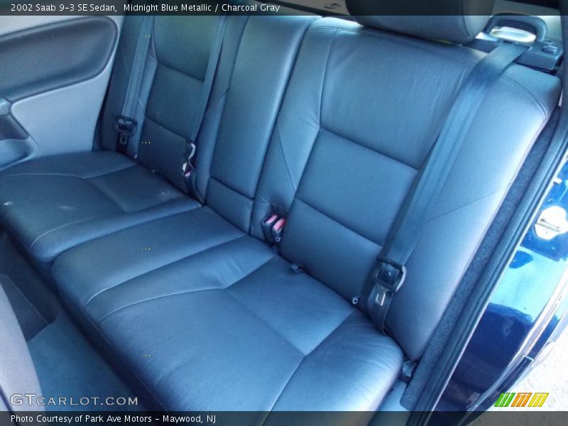 Midnight Blue Metallic / Charcoal Gray 2002 Saab 9-3 SE Sedan