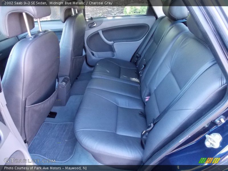 Midnight Blue Metallic / Charcoal Gray 2002 Saab 9-3 SE Sedan