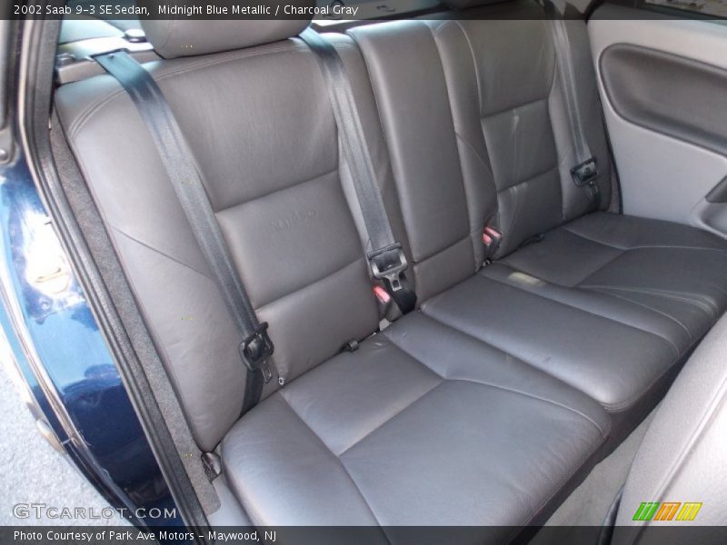 Midnight Blue Metallic / Charcoal Gray 2002 Saab 9-3 SE Sedan