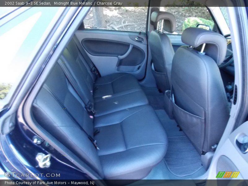 Midnight Blue Metallic / Charcoal Gray 2002 Saab 9-3 SE Sedan