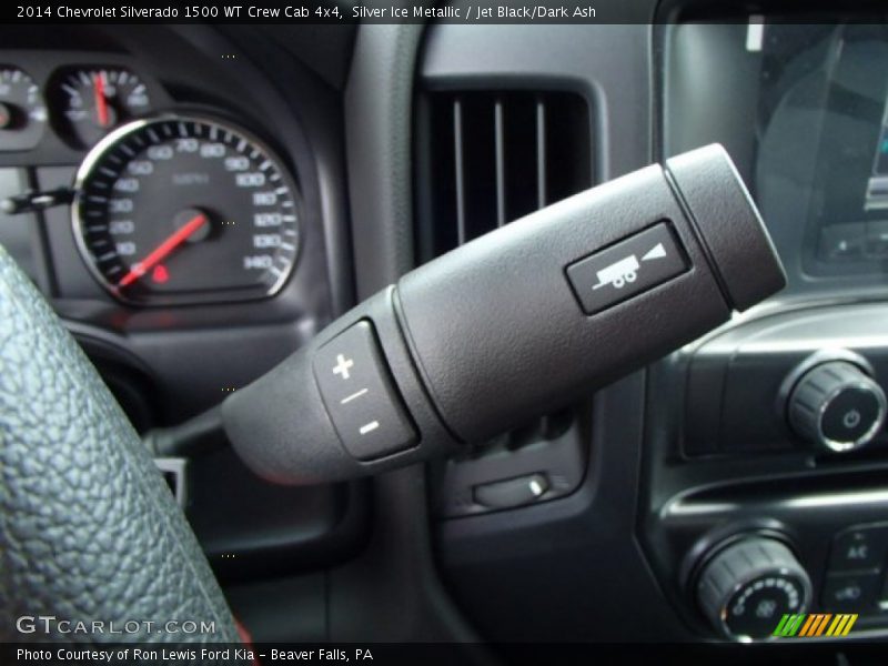 Silver Ice Metallic / Jet Black/Dark Ash 2014 Chevrolet Silverado 1500 WT Crew Cab 4x4
