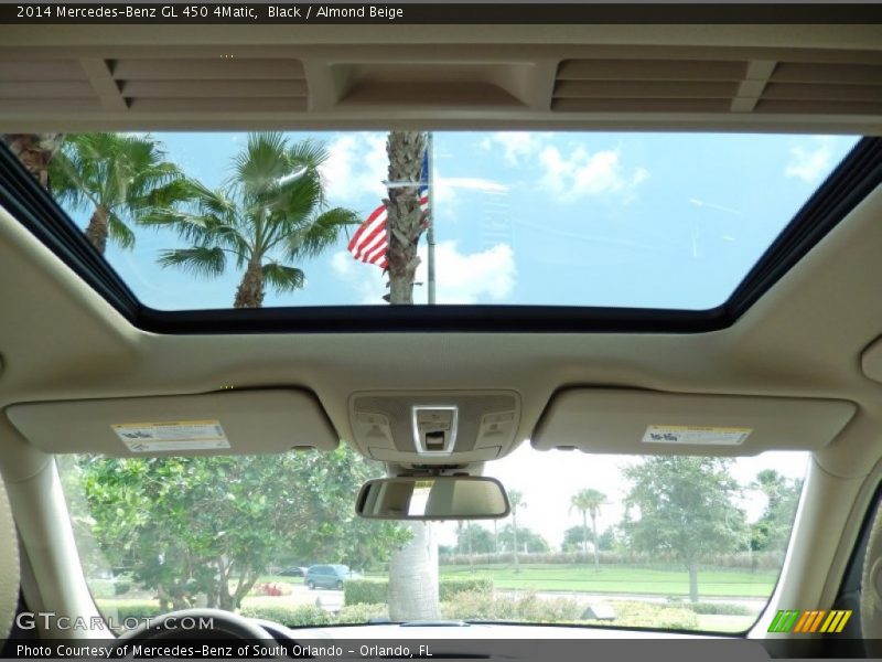 Sunroof of 2014 GL 450 4Matic