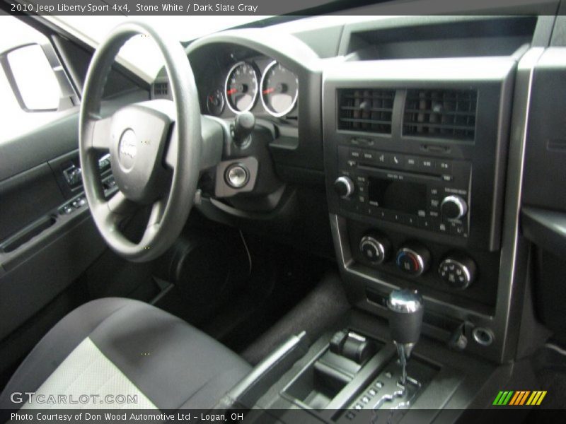 Stone White / Dark Slate Gray 2010 Jeep Liberty Sport 4x4