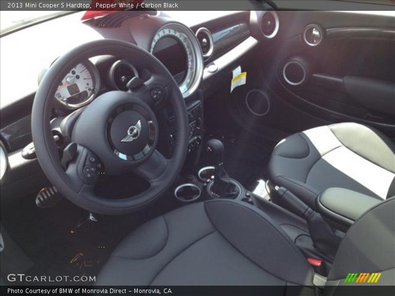 Pepper White / Carbon Black 2013 Mini Cooper S Hardtop