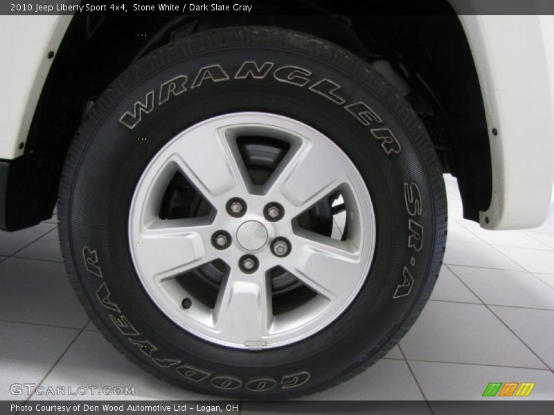 Stone White / Dark Slate Gray 2010 Jeep Liberty Sport 4x4