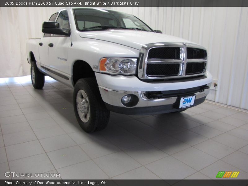 Bright White / Dark Slate Gray 2005 Dodge Ram 2500 ST Quad Cab 4x4