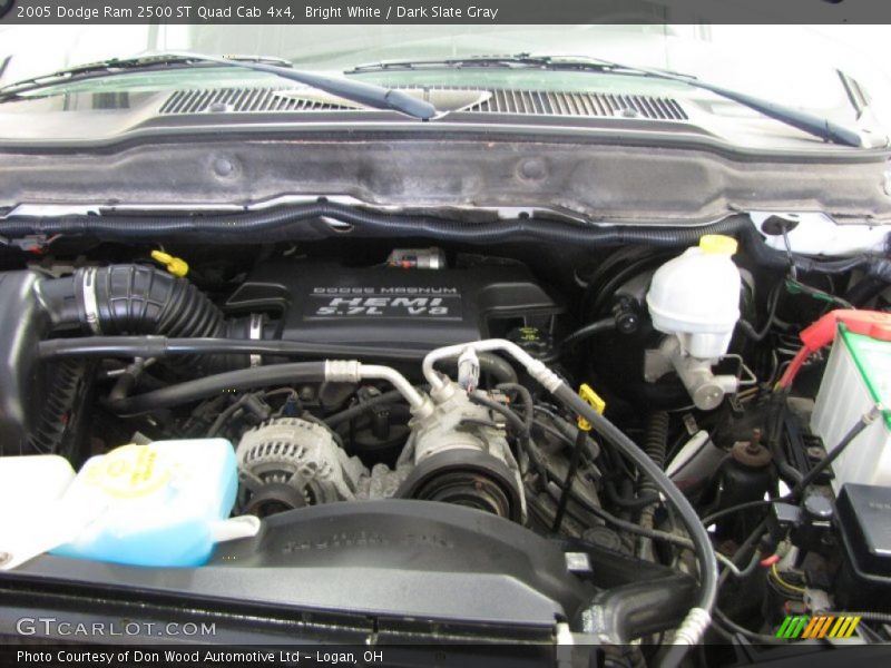 Bright White / Dark Slate Gray 2005 Dodge Ram 2500 ST Quad Cab 4x4