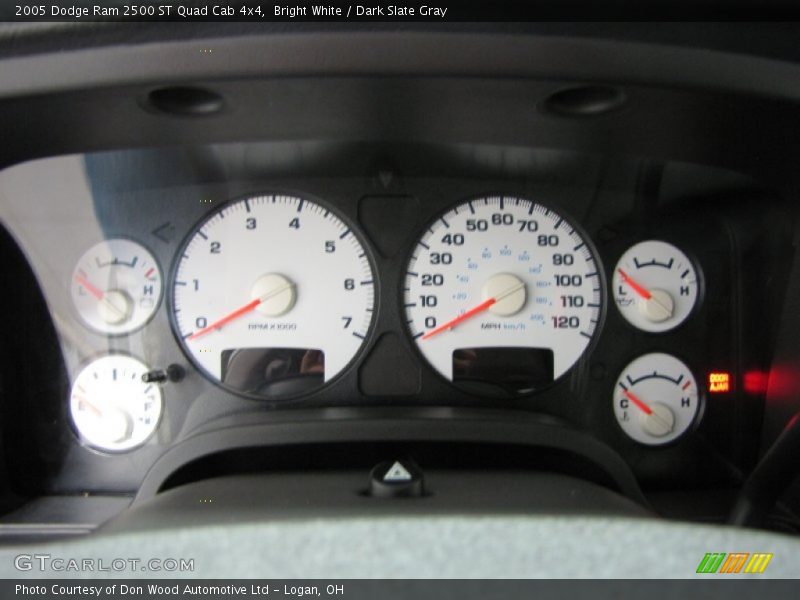 Bright White / Dark Slate Gray 2005 Dodge Ram 2500 ST Quad Cab 4x4