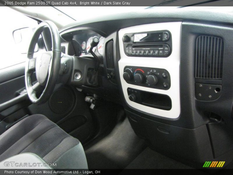 Bright White / Dark Slate Gray 2005 Dodge Ram 2500 ST Quad Cab 4x4