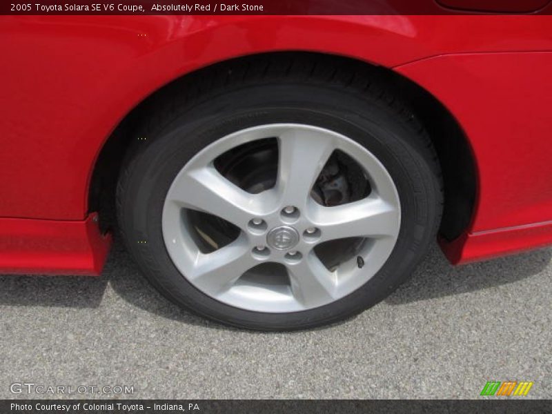 Absolutely Red / Dark Stone 2005 Toyota Solara SE V6 Coupe