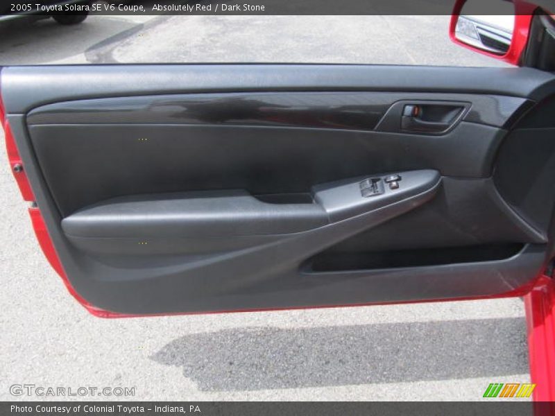 Absolutely Red / Dark Stone 2005 Toyota Solara SE V6 Coupe