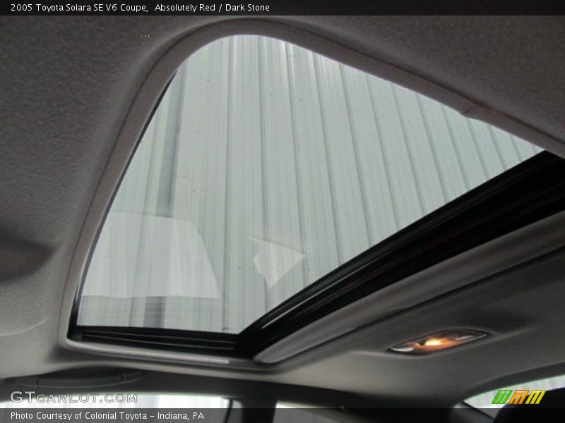 Absolutely Red / Dark Stone 2005 Toyota Solara SE V6 Coupe