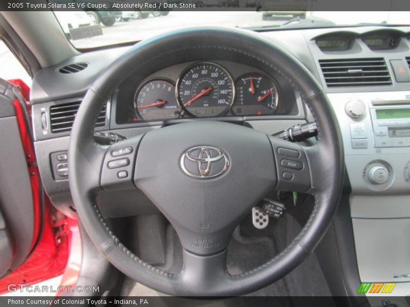 Absolutely Red / Dark Stone 2005 Toyota Solara SE V6 Coupe