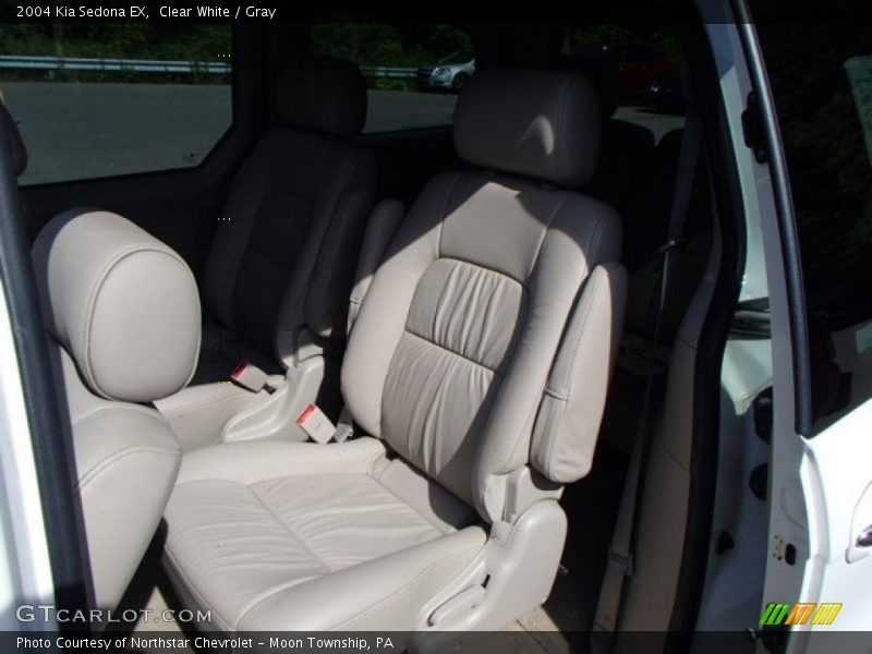 Clear White / Gray 2004 Kia Sedona EX