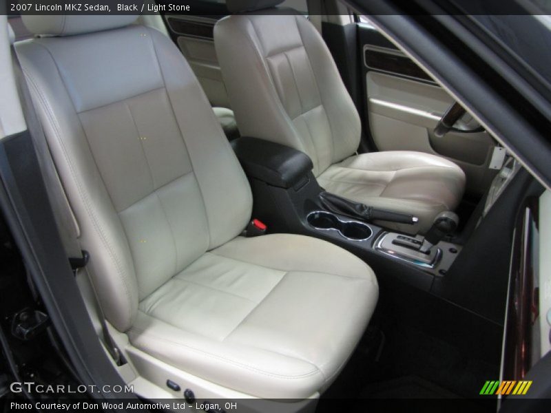 Black / Light Stone 2007 Lincoln MKZ Sedan