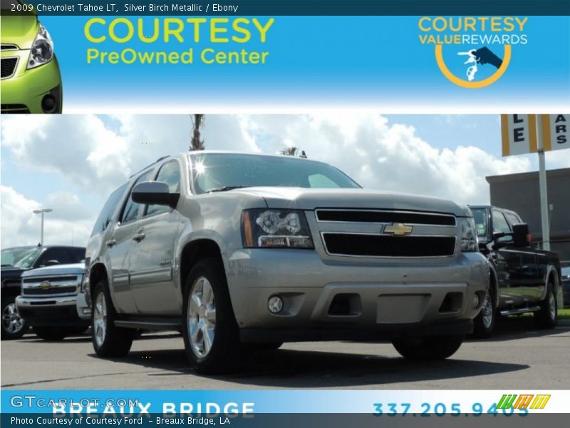 Silver Birch Metallic / Ebony 2009 Chevrolet Tahoe LT