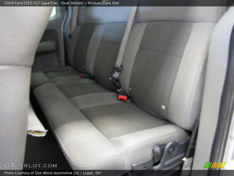 Silver Metallic / Medium/Dark Flint 2004 Ford F150 XLT SuperCab
