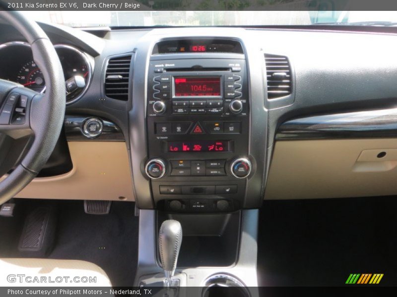 Dark Cherry / Beige 2011 Kia Sorento EX V6