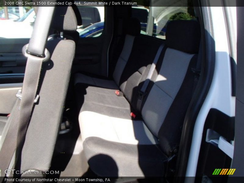 Summit White / Dark Titanium 2008 GMC Sierra 1500 Extended Cab 4x4