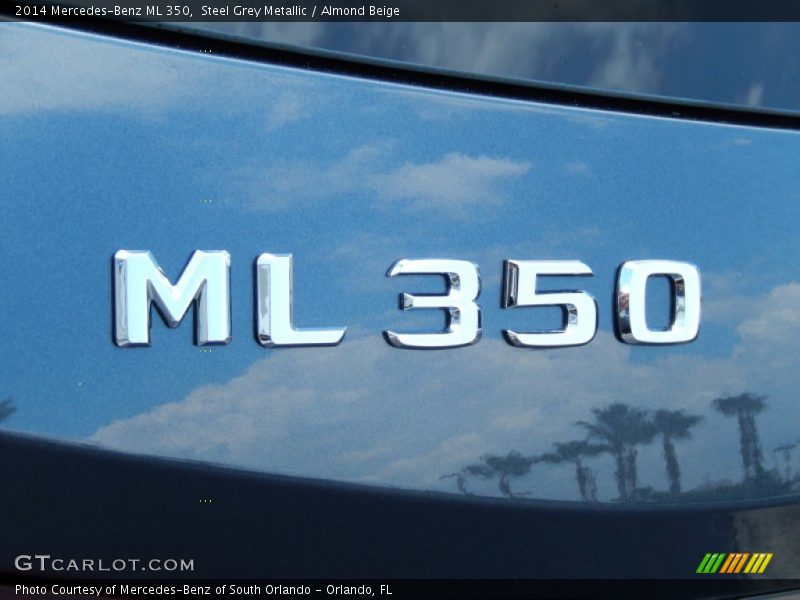 Steel Grey Metallic / Almond Beige 2014 Mercedes-Benz ML 350