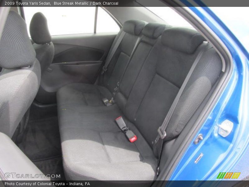 Blue Streak Metallic / Dark Charcoal 2009 Toyota Yaris Sedan